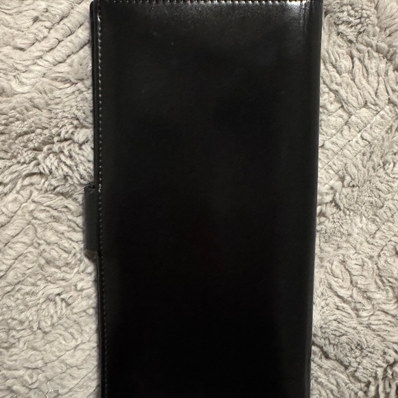 Salvatore Ferragamo Long BLack Leather Wallet - Picture 11 of 13